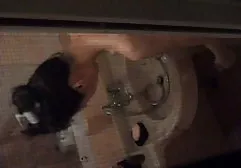 美丽的性别和女性的footjob